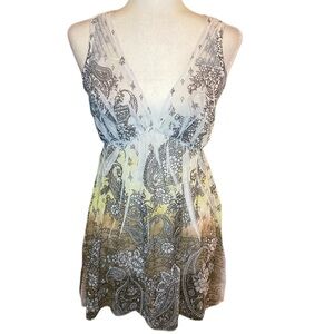 Paisley Print Sleeveless Top
